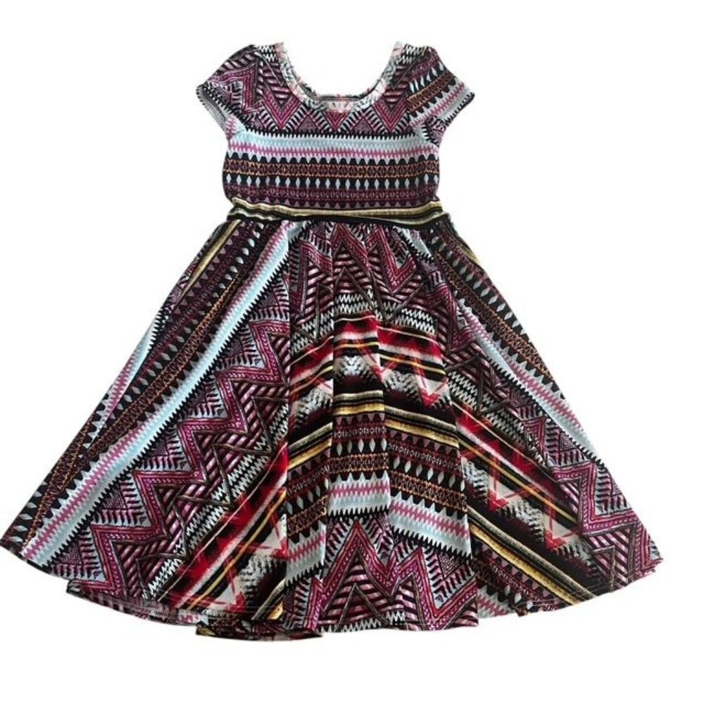 Dot Dot Smile x Lula Roe Girls Twirl Dress Size 7